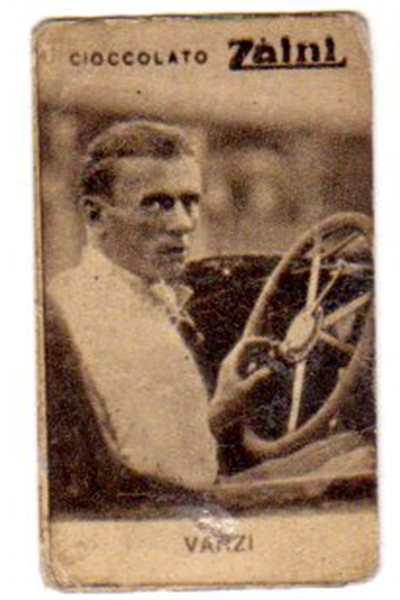 FIGURINA AUTOMOBILISMO CIOCCOLATO ZAINI
