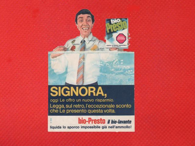 DETERSIVO CAROSELLO GADGET PUBBLICITARIO