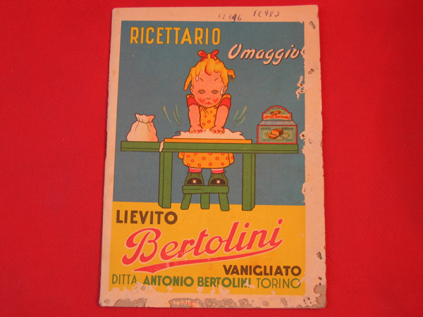 LIEVITO BERTOLINI RICETTARIO OMAGGIO ANNI '50