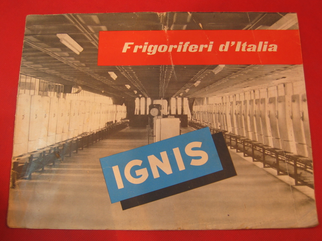 IGNIS brochure depliant originale