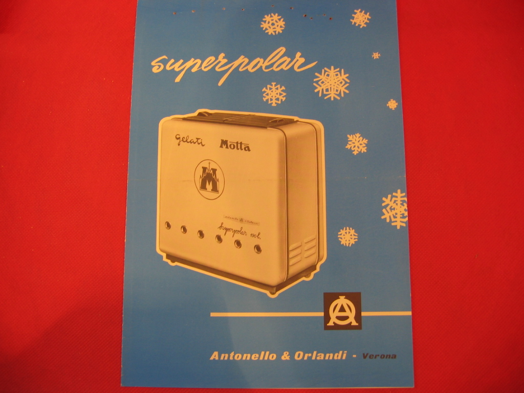 SUPERPOLAR FRIGO MOTTA brochure depliant originale
