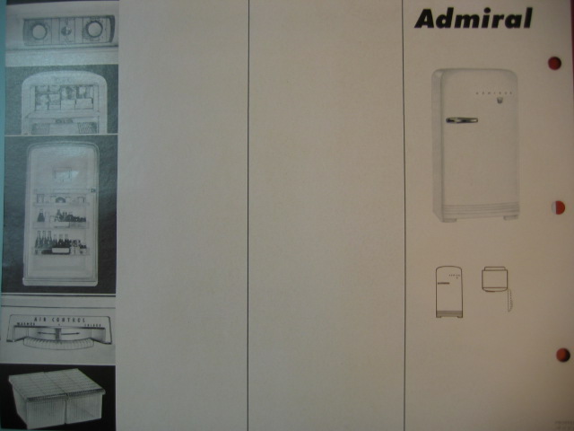 FRIGO ADMIRAL brochure depliant originale