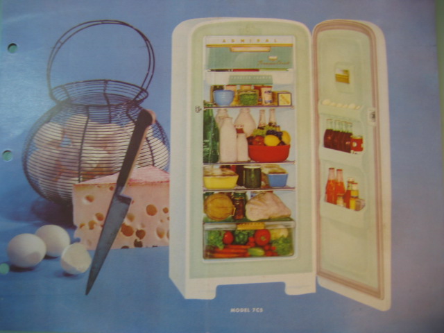 FRIGO ADMIRAL brochure depliant originale