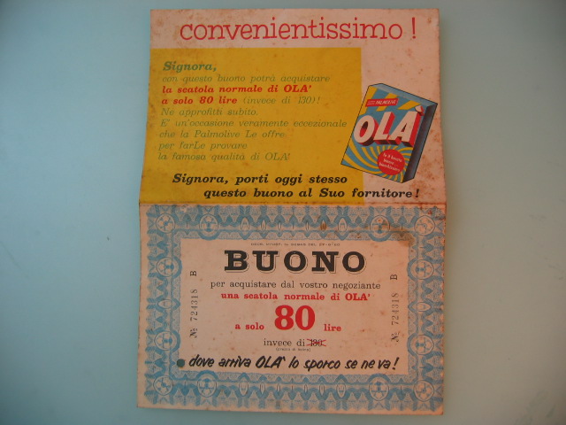 BUONO brochure depliant originale