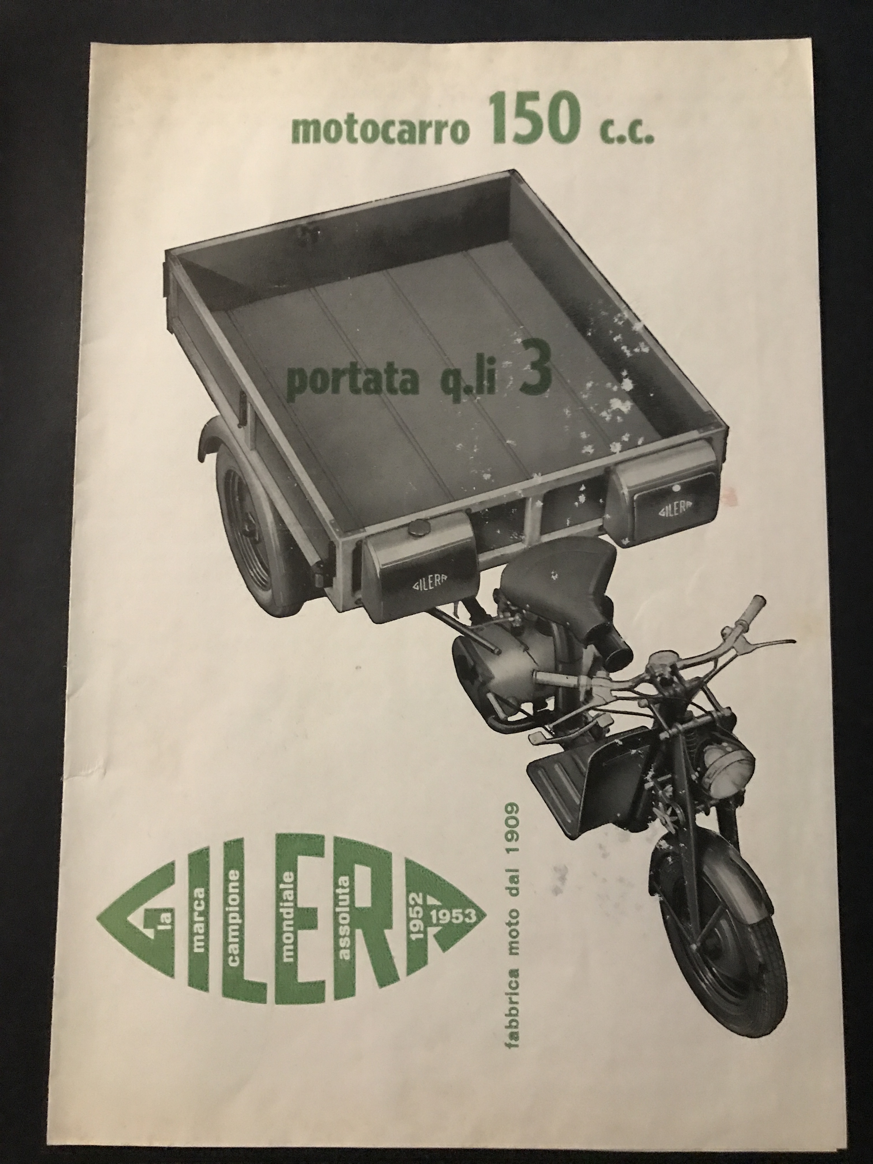 BROCHURE MOTOCARRO GILERA