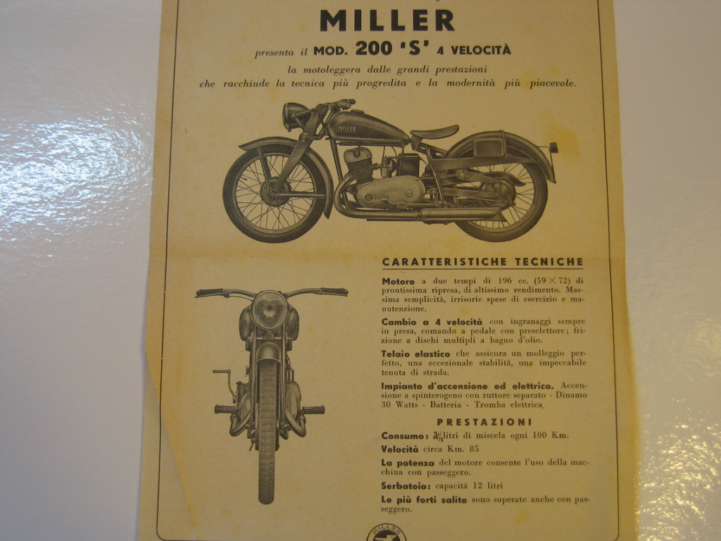 BROCHURE MOTO MILLER