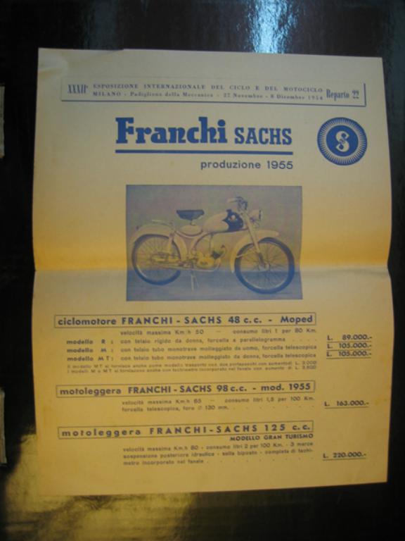 BROCHURE FRANCHI SACHS