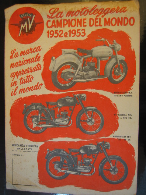 BROCHURE MOTO MV AGUSTA