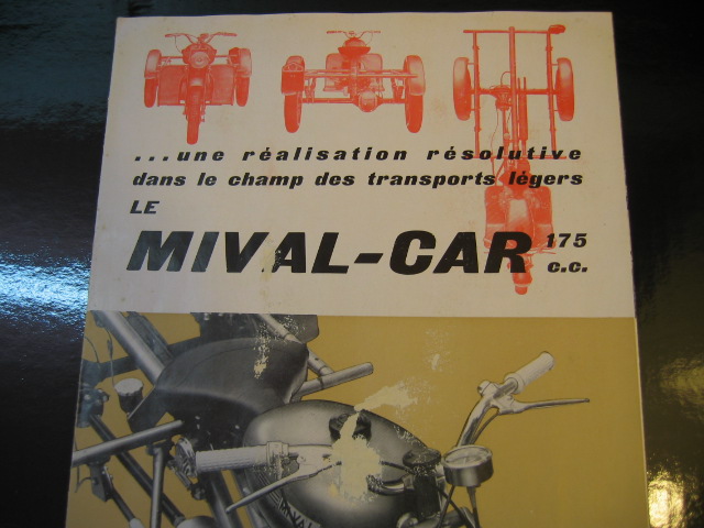 BROCHURE MOTO MIVAL CAR