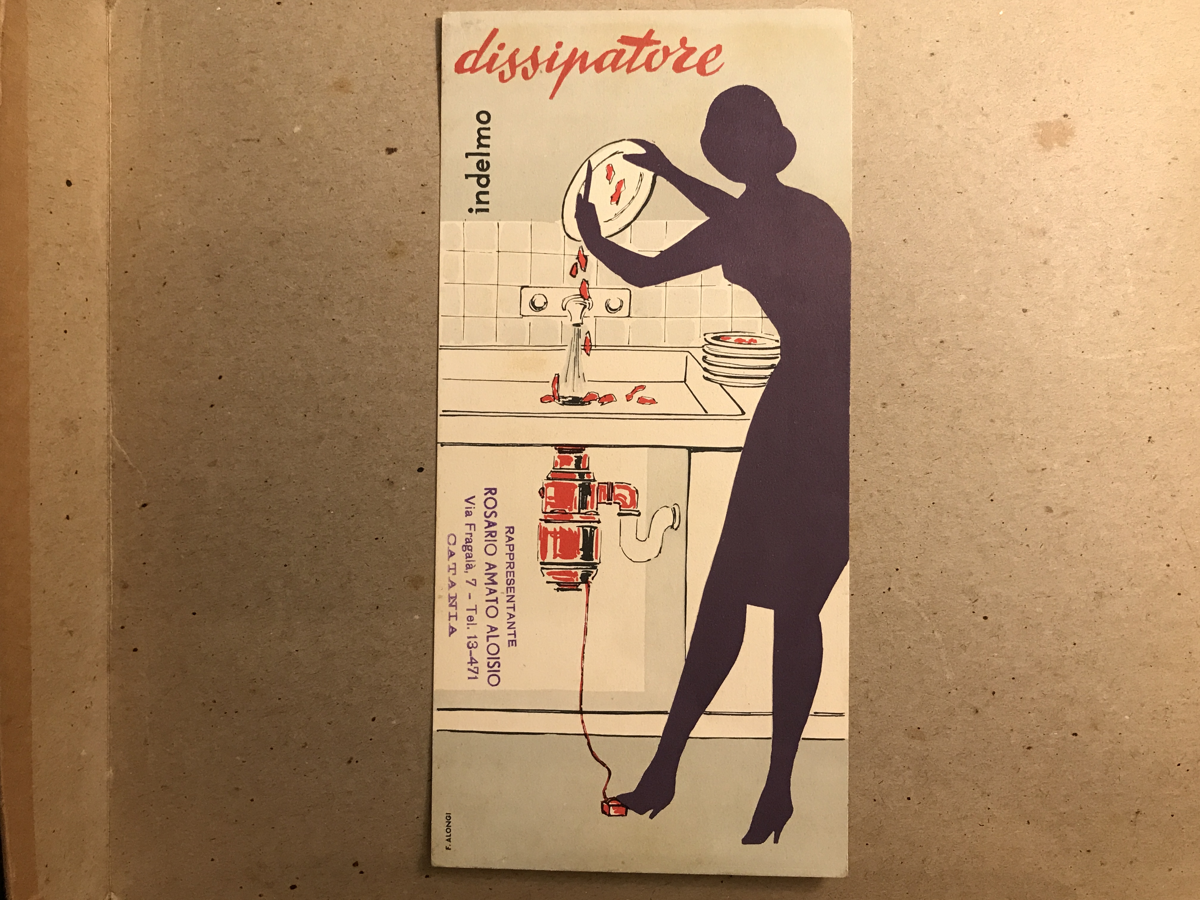 brochure originale d'epoca anni '50