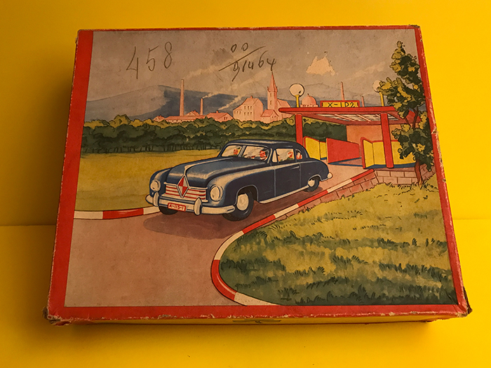 Giocattolo Di Latta Freak Scene UFO Disco Volante | Riproduzione Vintage Collezionabile | Decorativo Con Litografia Dettagliata